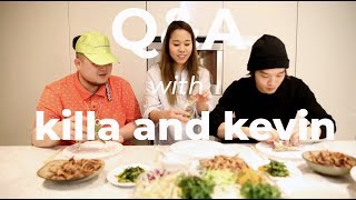 Q&A's with KNOCKOUTs | Killagramz (킬라그램) and Kevin Oh (케빈오)