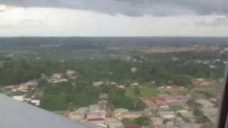 preview picture of video 'Landing to Gabon - Libreville Leon M'ba International Airport (LBV)'