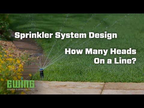 Sprinkler System Design - How Many Heads on a Line?