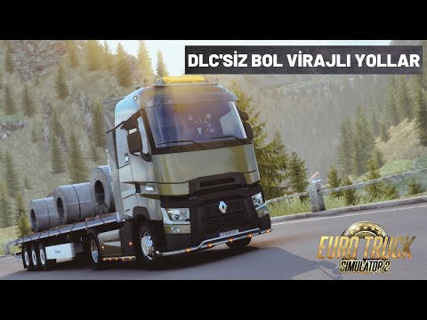 ETS 2 1.42 | DLC'SİZ BOL VİRAJLI YOLLAR | Zürih-Milano | Renault T