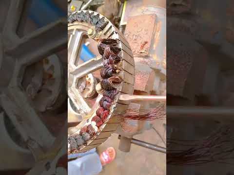 Electric vehicle motor repair- Good tools and machinery make work easy