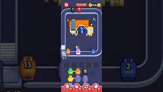 Pixel Flow — very hard level 1183 (eye, blue black circle on orange background)