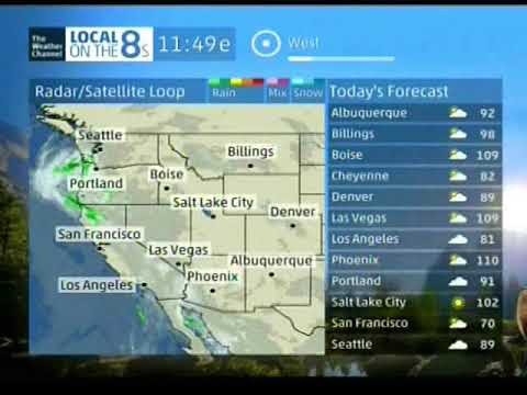 Weather Channel Smooth Jazz August/September 2018 Daytime 1-10