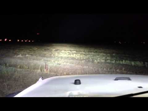 Jeep JK Rubicon Rigid Industries Light Test