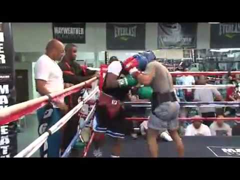 Floyd 'Money' Mayweather Jr. - Live Sparring Session w/ Omar Henry [1 of 3]