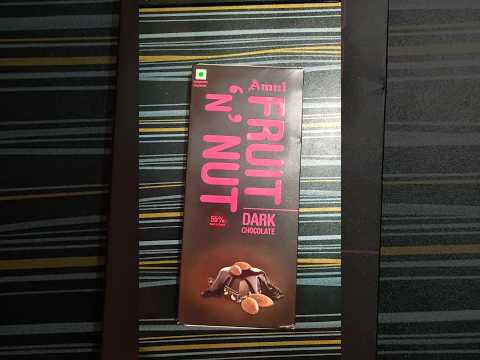 amul fruit and nut dark chocolate 🍫#darkchocolate #dairymilk#chocolate #shorts