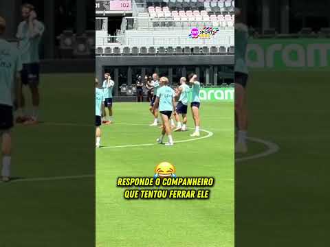 HAALAND METEU O DEDO DO MEIO NO TREINO! 😂 #shorts
