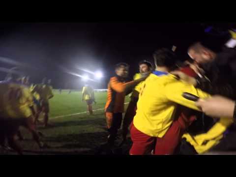 FC Romania second goal vs Hertford Town FC plus wild celebrations.