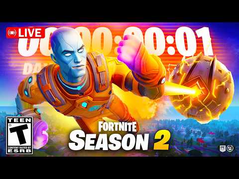 🔴*NEW* FORTNITE POWER HOUR LIVE EVENT RIGHT NOW!! (Season 2 SOON)