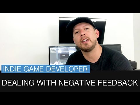 How to deal with negative feedback for Indie game developers