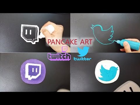 Twitch Twitter Logo 트위치 트위터 로고 - PANCAKE ART