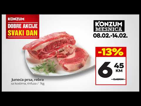 Novi Konzum katalog donosi DOBRE AKCIJE SVAKI DAN! 08-21.02.2018.