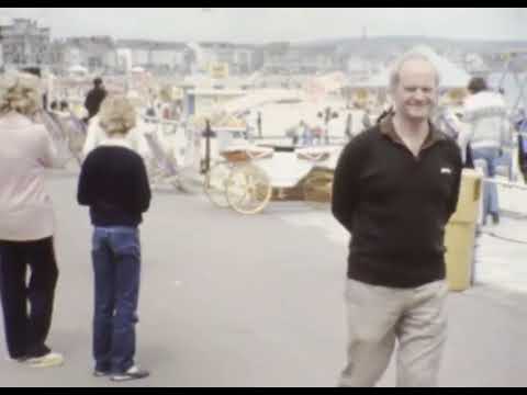 Weymouth Beach, UK. A summer holiday 1982 #asmr #shorts #cinefilm