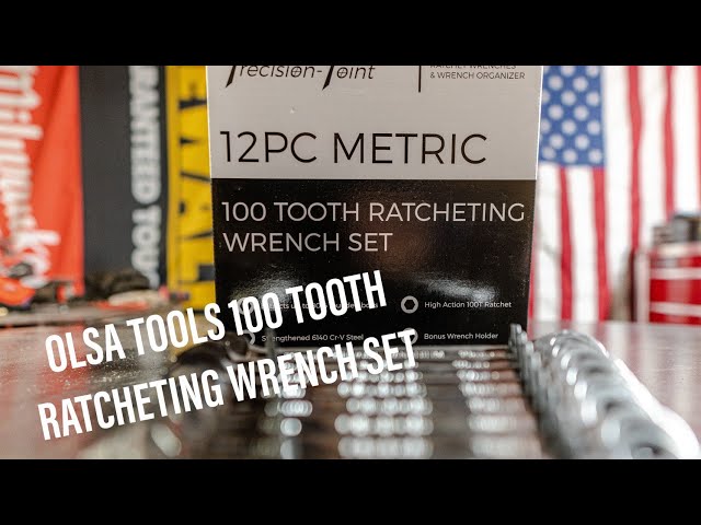 Youtube Video for 12 Pc Ratcheting Wrench Set - 100 Teeth Ratchet Combination Wrenches by Redemption Garage