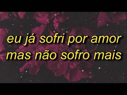 eu já sofri por amor mas não sofro mais (tiktok remix) letra/lyrics