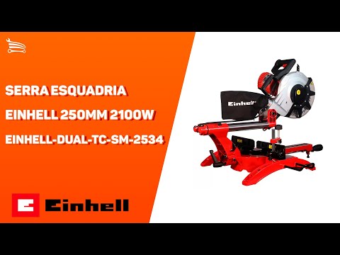 Serra de Esquadria TC-MS2513L 250mm 1600W . - Video