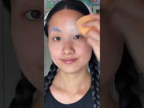 How to Block Brows / No Brows Look