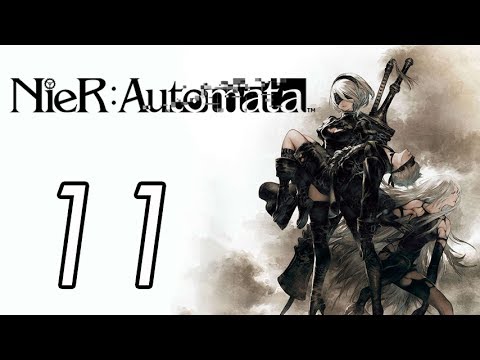 Let's Play Nier: Automata [A.11] Sewer pipe