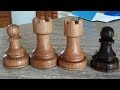 Woodturning a Chess Set - The Rooks 
