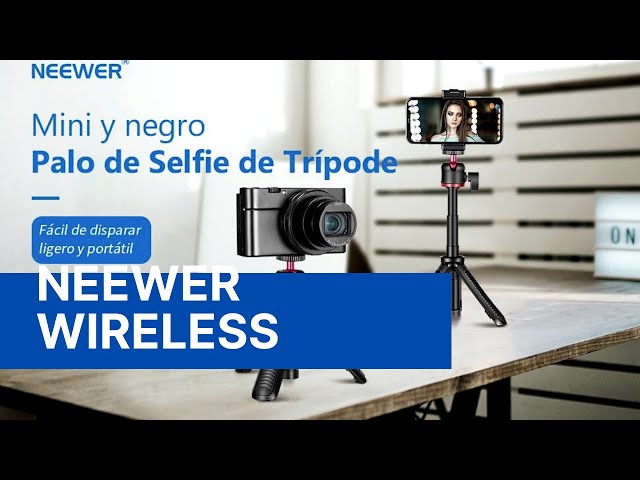 Vídeo relacionado con NEEWER BÁSICO Mini Trípode Escritorio para Cámara con 3 Vias Pan Tilt Cabezal & Asa, Pequeño Soporte Mesa Portátil Metal Palo Selfies con Tornillo 1/4" para Grabación Vogs DSLR, Carga Máx 4.4lb,TP02