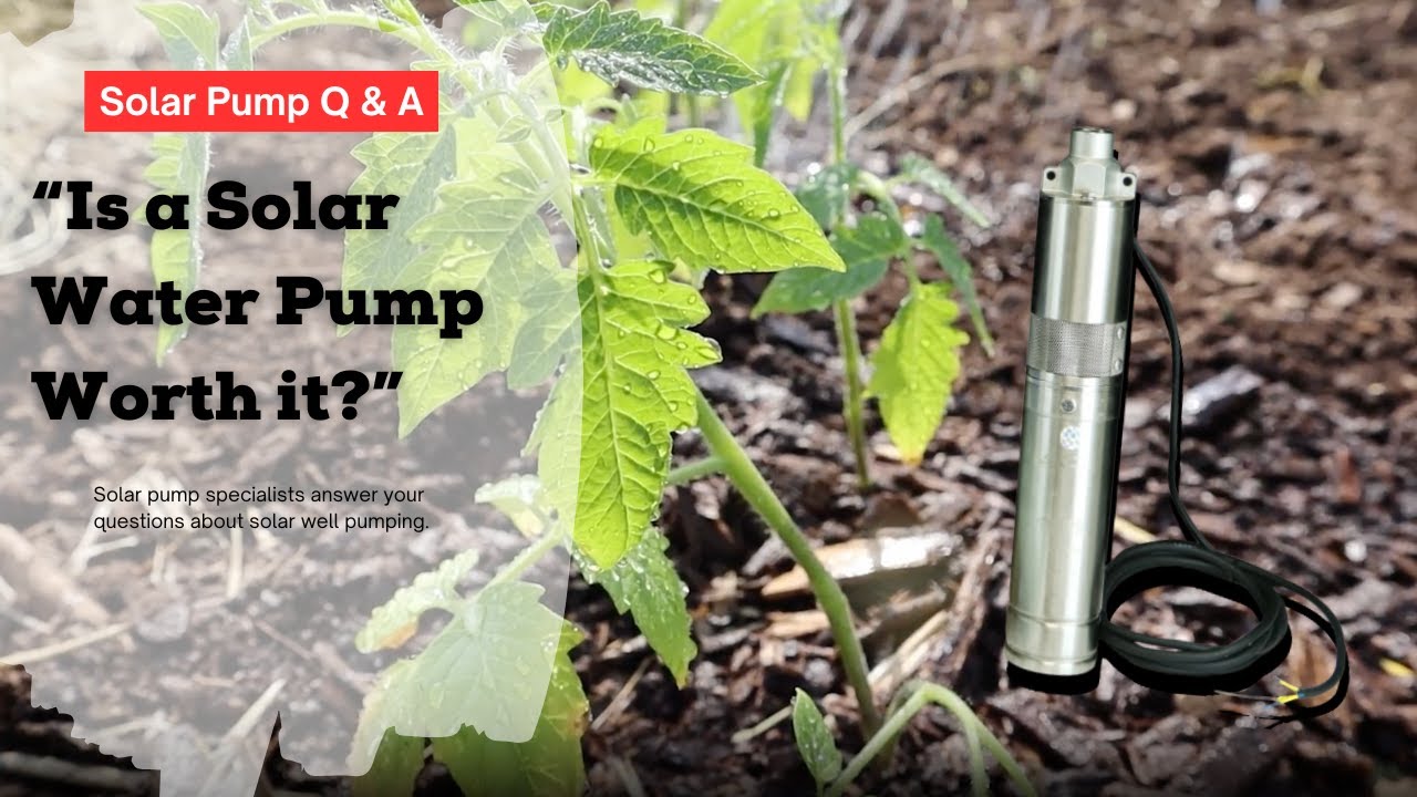 Is a Solar Water Pump Worth it?