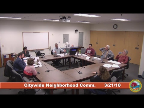 Citywide Neighborhood Committee 3.21.18