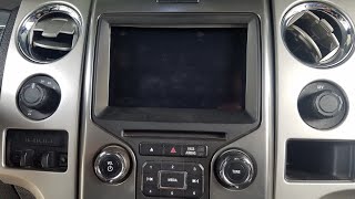 How to Remove Radio / Navigation / Display from Ford F150 2013 for Repair.