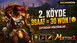 Miniaturka - SIFIRDAN BAGJANAMU #6 |🔥😲2. KÖYDE 3 SAATTE 30WON KAZANÇ!! SIFIRDAN MACERALAR... Metin2 TR