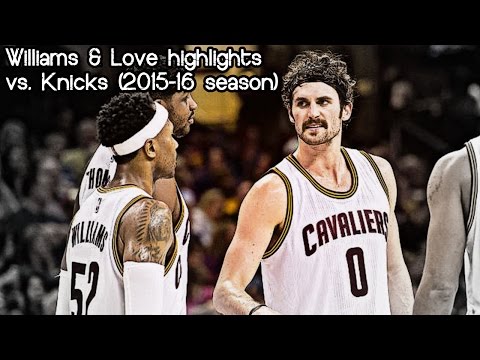 Mo Williams & Kevin Love 33 pts & 5 ast combined vs. Knicks (NBA RS 2015/2016) - 04.11.2015