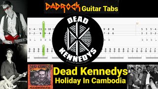 Holiday In Cambodia - Dead Kennedys - Guitar + Bass TABS Lesson