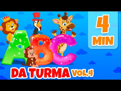 ABC da Turma Vol. 4 - Giramille 4 min | Desenho Animado Musical
