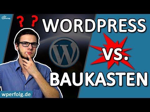 WEBSITE erstellen: WORDPRESS vs Homepage BAUKASTEN ✅ Ultimativer Vergleich ✅ Vor & Nachteile deutsch