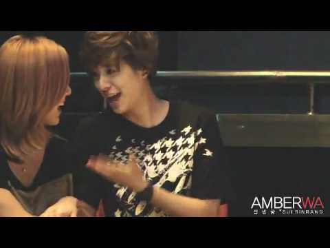 [Fancam] f(x)'s Amber singing to Luna 100615
