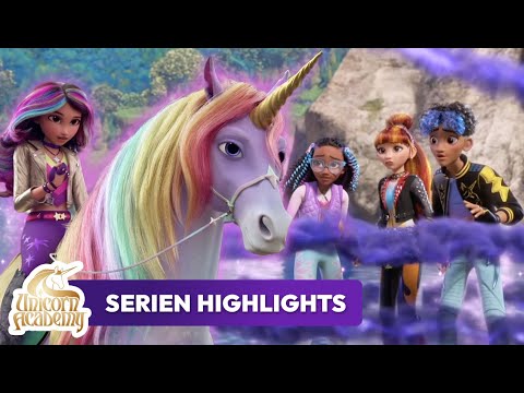 Einhorn-Rettung vor grimmiger Magie! | Unicorn Academy | Cartoons für Kinder