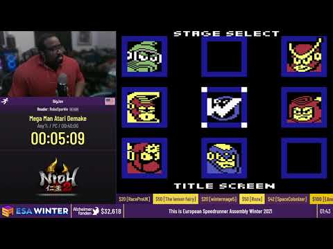 Mega Man Atari Demake [Any%] by BigJon - #ESAWinter21