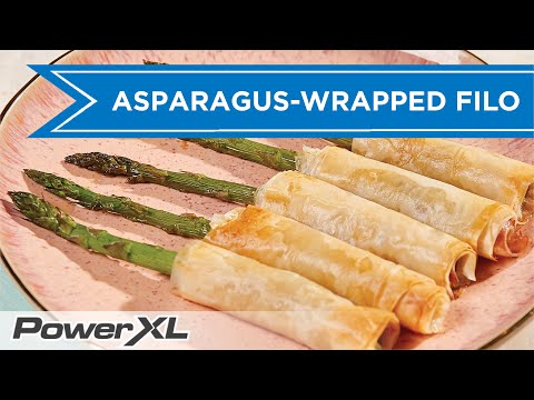Asparagus Wrapped Filo | PowerXL Air Fryer Oven Recipes