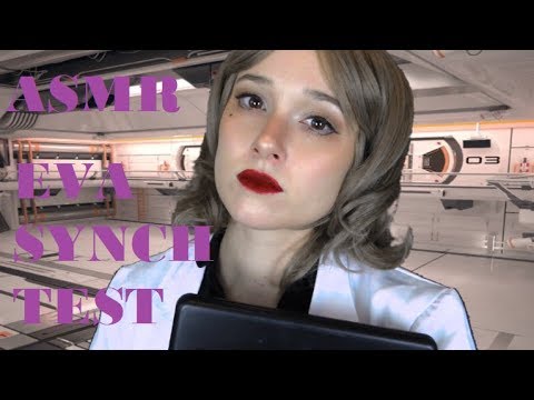 ASMR EVA Synchronization Test and Exam(unintelligible whispers, keyboard) [Neon Genesis Evangellion]