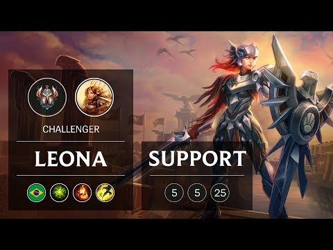 Leona Support vs Pyke - BR Challenger Patch 9.1