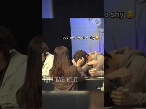 respect for the girl😍 she didn't force RM🐨 and moved back her hand🥰💜#bts #rm #shorts