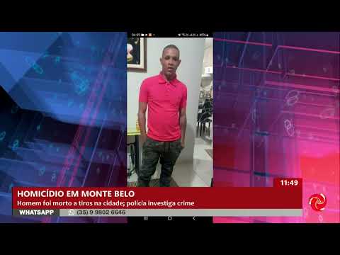 Homem é morto a tiros em Monte Belo