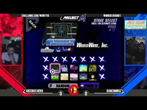 WDW - Juicebox Hero (Falco) Vs. DanComboZ (Captain Falcon) WR1 - Project M 3.6 Beta