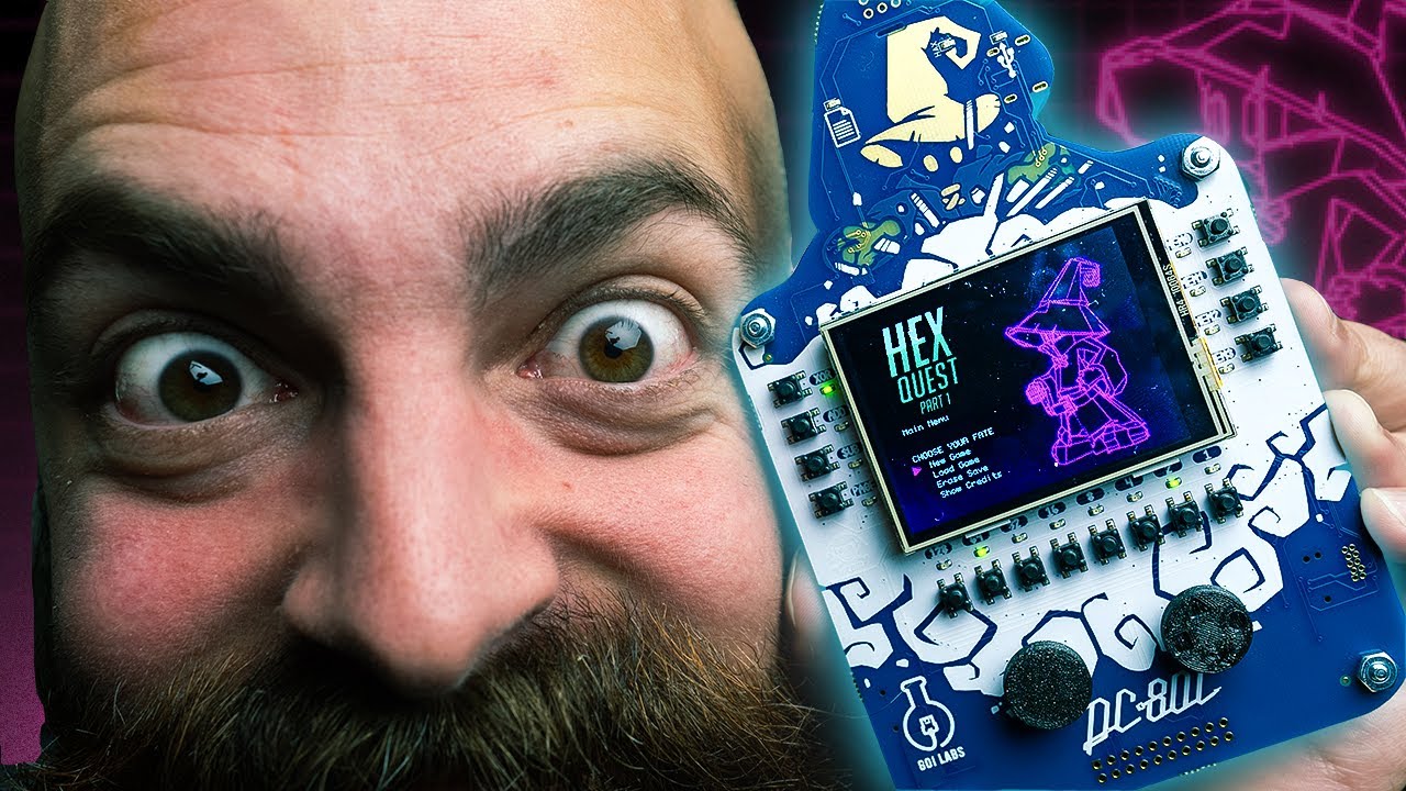 Alex Chaveriat holds the DC801 Black Mage Badge up for your inspection