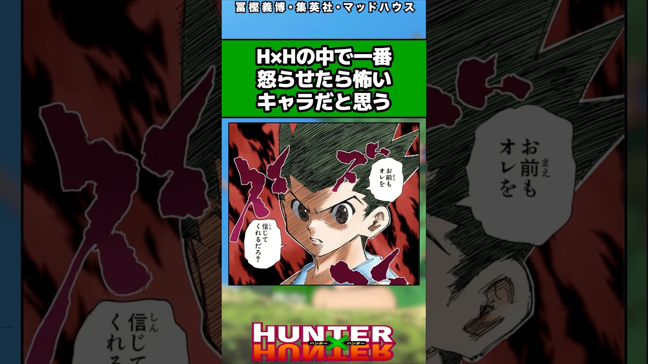 1番怒らせたら怖いキャラだと思う#ハンターハンター反応集 #ハンターハンター #shorts