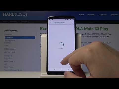 How to Enter Notification Settings in MOTOROLA Moto Z3 Play – Customize Notifications