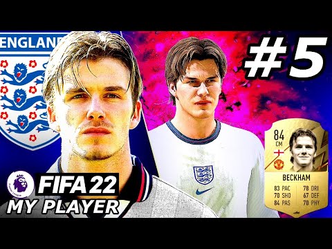 BECKHAM DREAM DEBUT FOR ENGLAND!🔥 - FIFA 22 Beckham Player Career Mode EP5