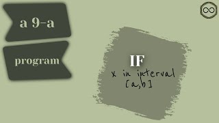 Rezolvare Problema C++ - Instructiunea IF - x Apartine Intervalului [a,b] - Clasa a 9-a
