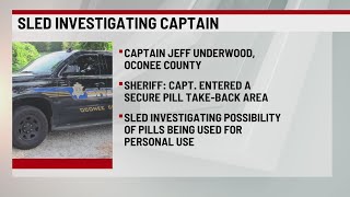 Upstate Captain under investigation by SLED in Oconee Co.