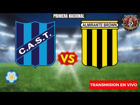 SAN TELMO VS. ALMIRANTE BROWN EN VIVO | PRIMERA NACIONAL 🟦⚫vs🟡⚫ ¡EL CANDOMBERO RECIBE A LA FRAGATA!