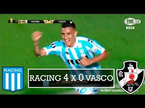 Racing 4 x 0 Vasco | Copa Libertadores