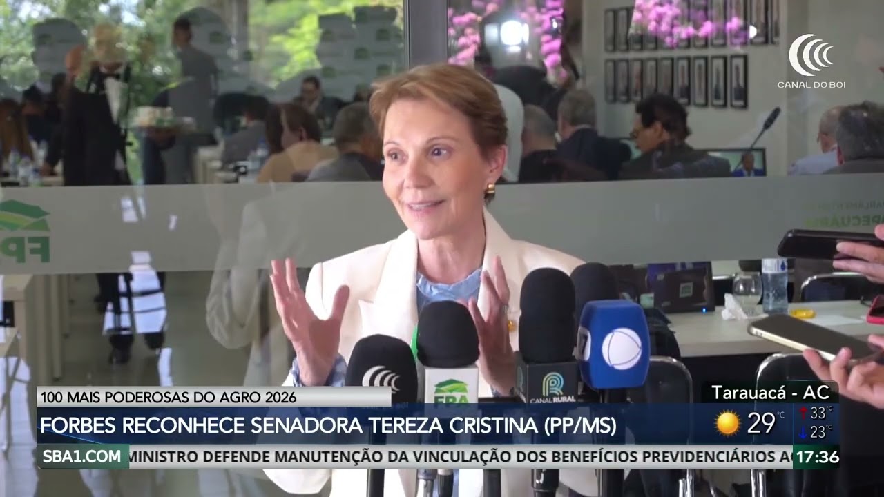 Forbes reconhece a senadora Tereza Cristina como uma das '100 Mais Poderosas do Agro em 2026'